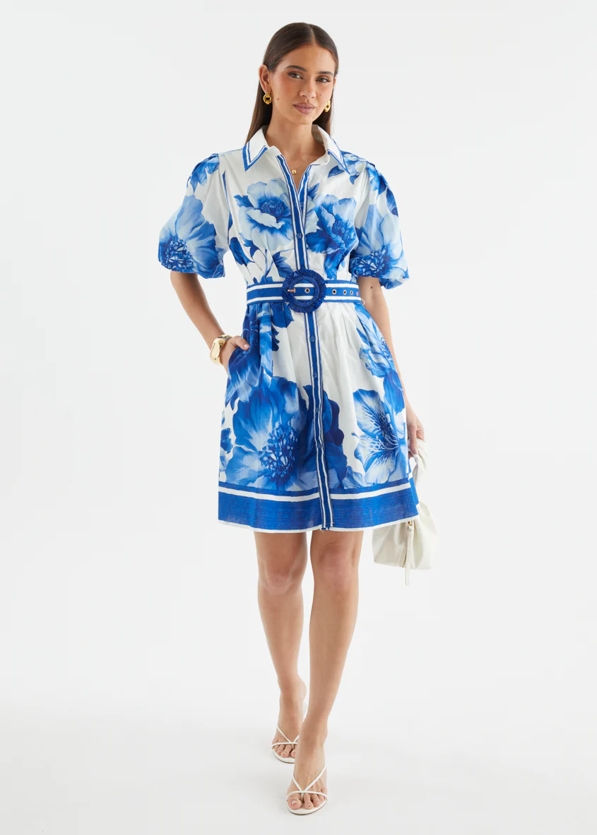 Dakotia Dress - Cobalt Dahlia - Image 5