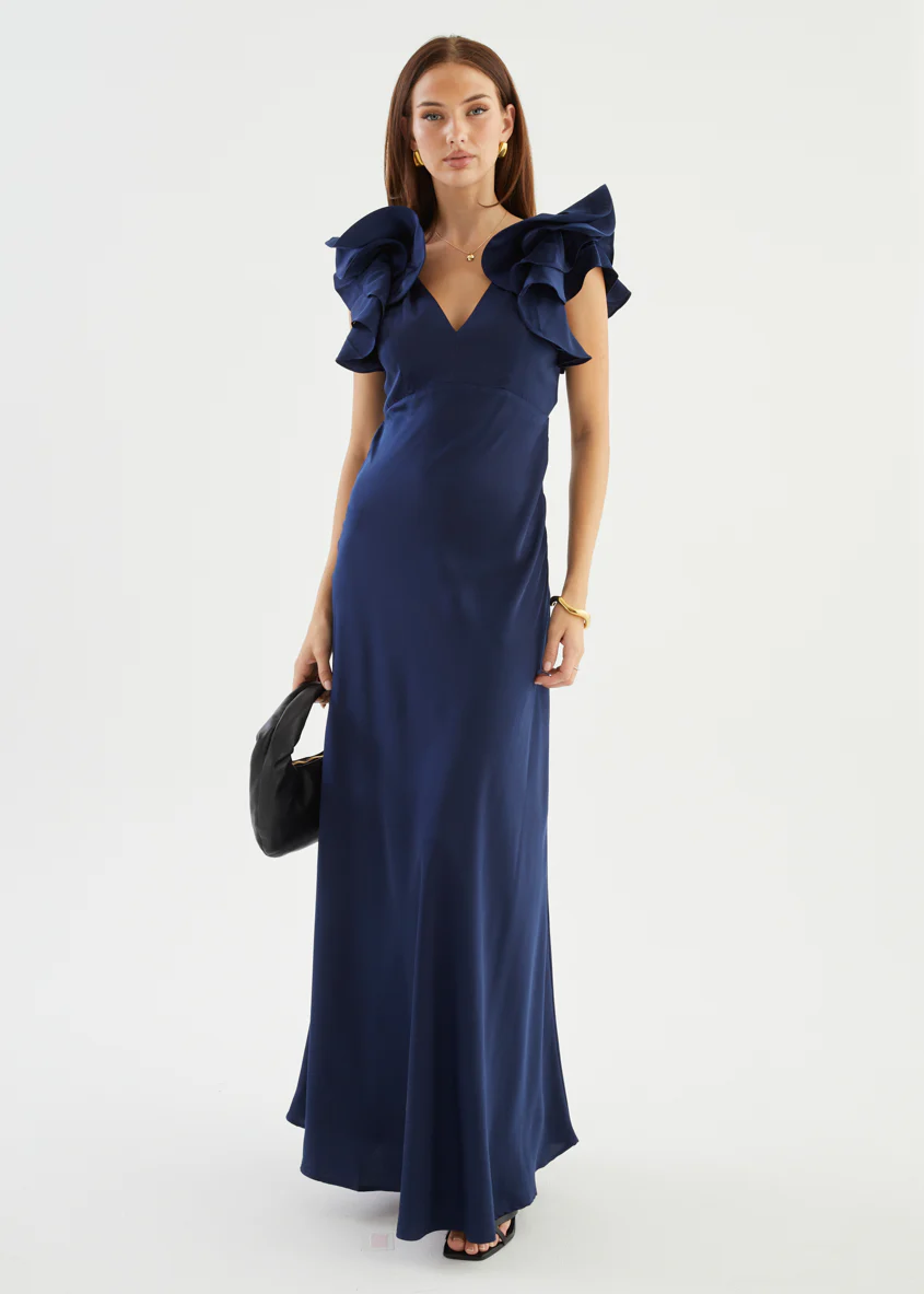 Dali Maxi Dress - Navy - Image 6
