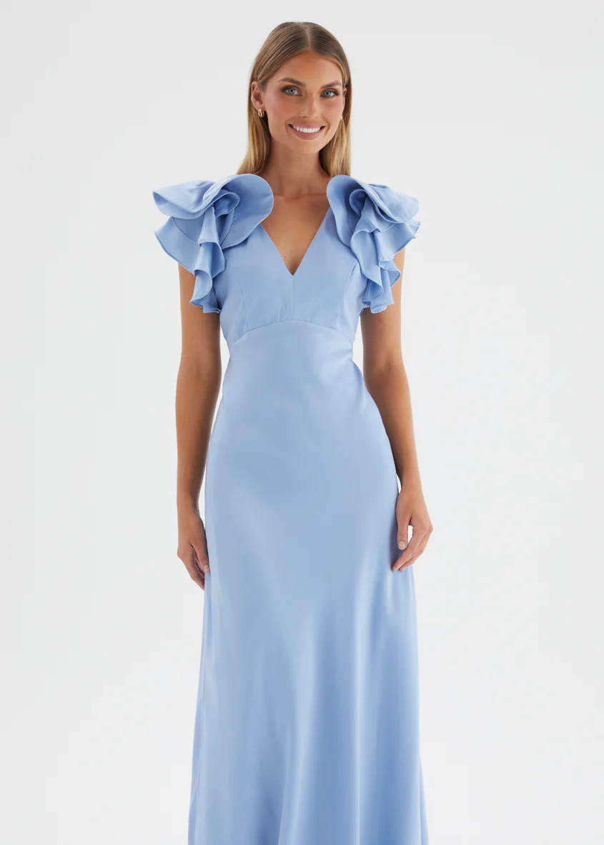 Dali Maxi Dress - Sky Blue - Image 3