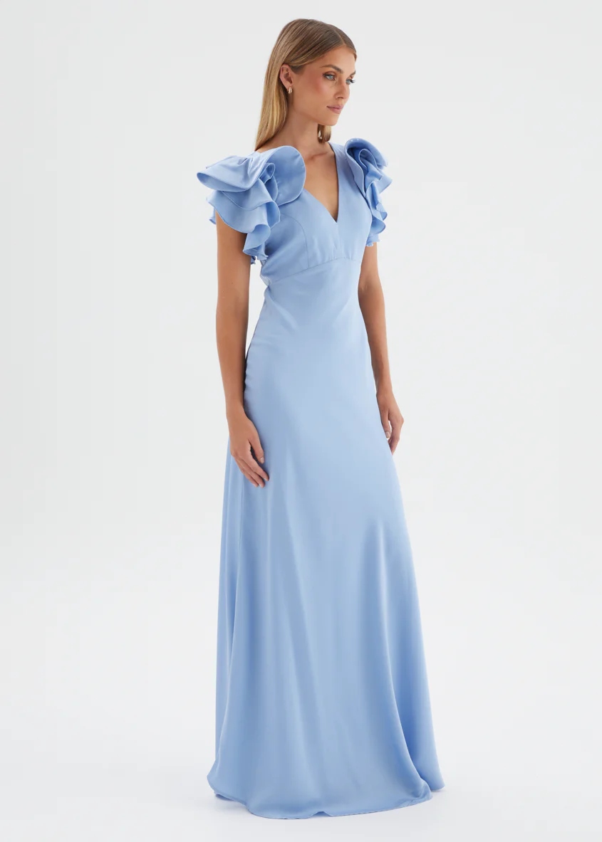 Dali Maxi Dress - Sky Blue - Image 6