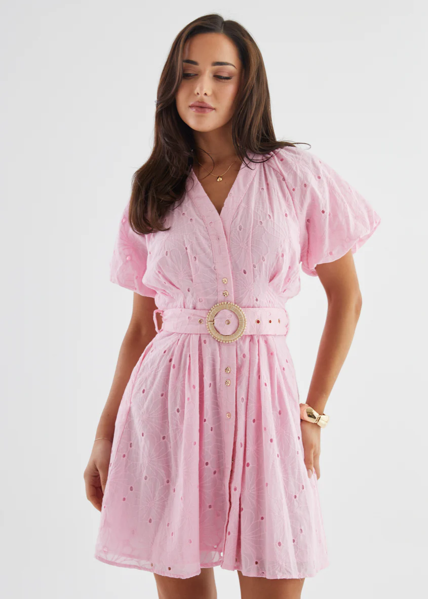 Danney Dress - Pastel Pink - Image 4