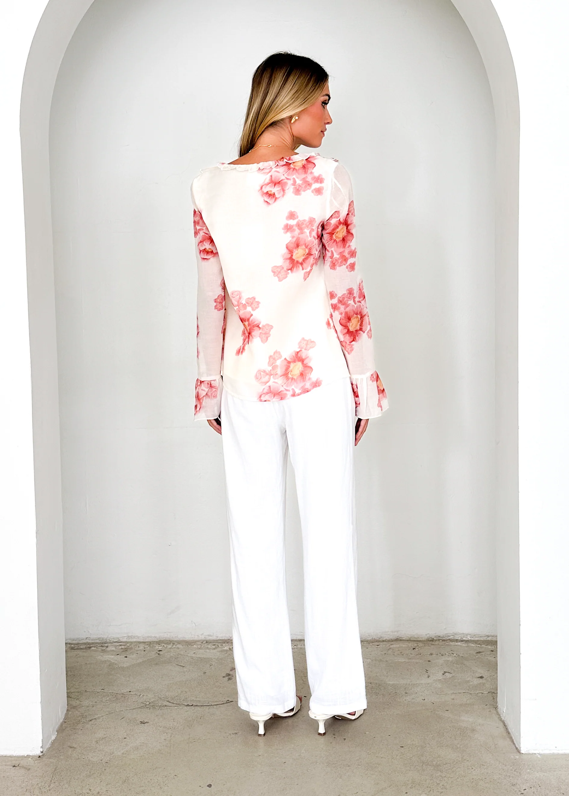 Daytona Blouse - Pink Floral - Image 7