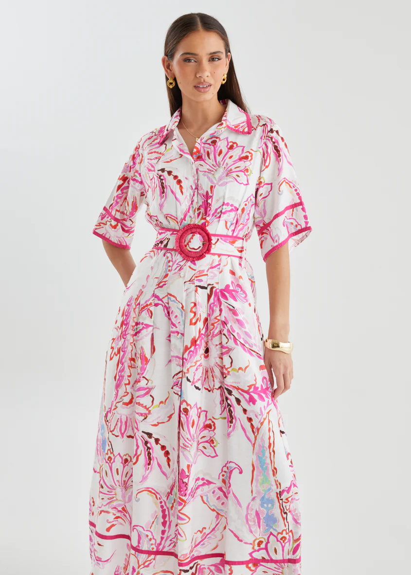 Delaney Maxi Dress - Botanical Pink - Image 3