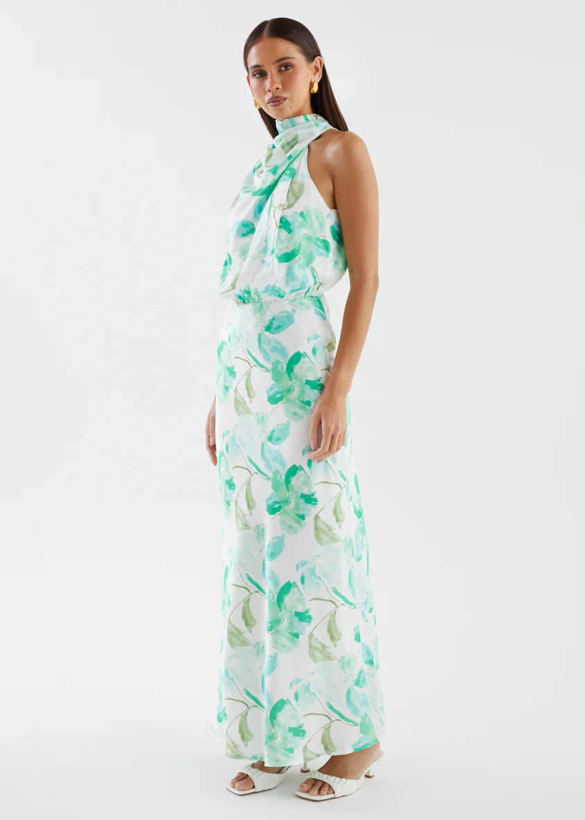 Delvina Maxi Dress - Mint Floral - Image 6