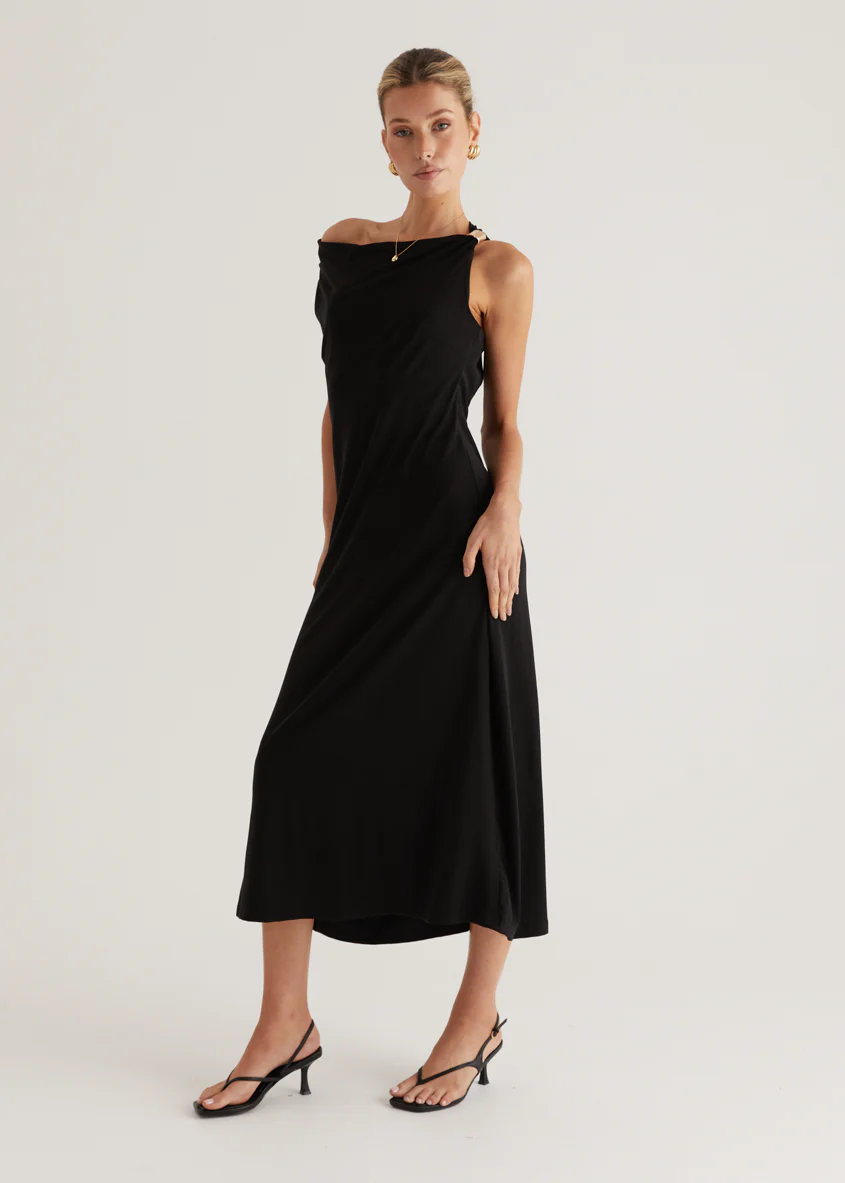 Demi Maxi Dress - Black - Image 8