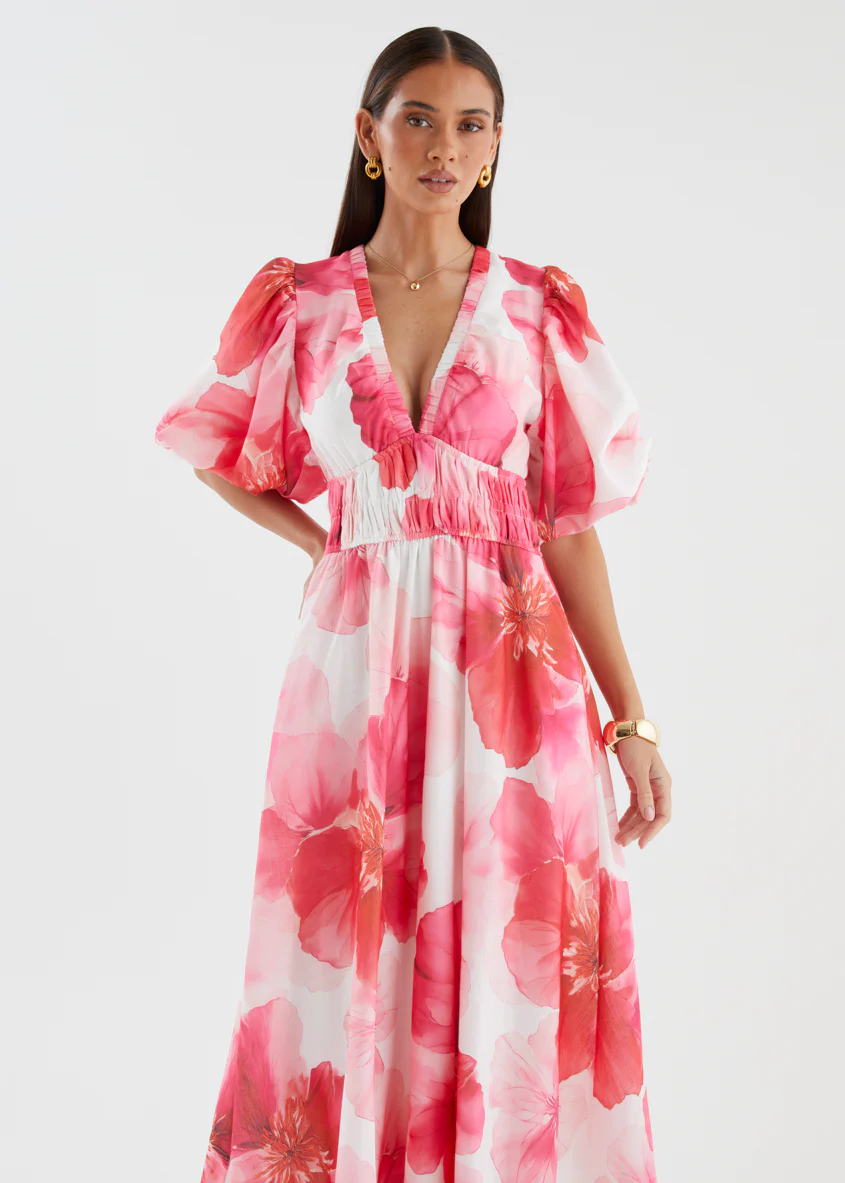 Destiny Maxi Dress - Pink Rose - Image 6