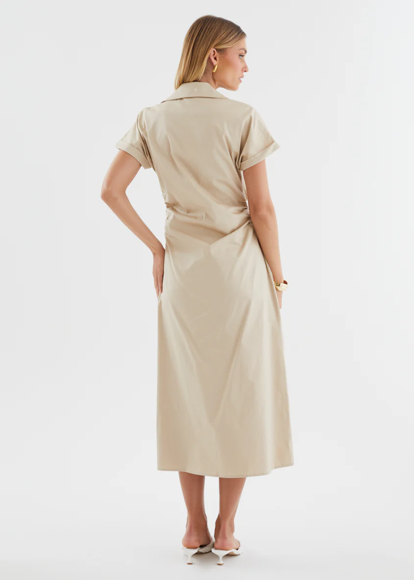 Devine Maxi Dress - Beige - Image 7