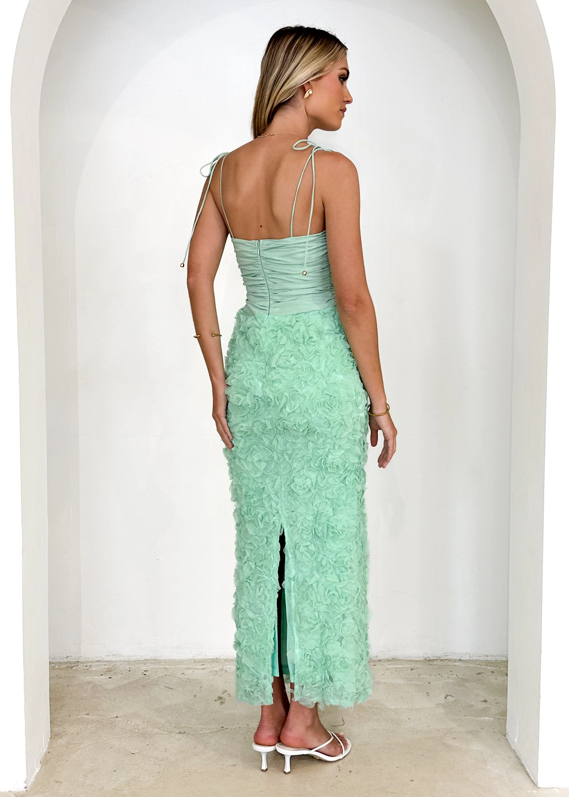Divine Maxi Dress - Mint - Image 6