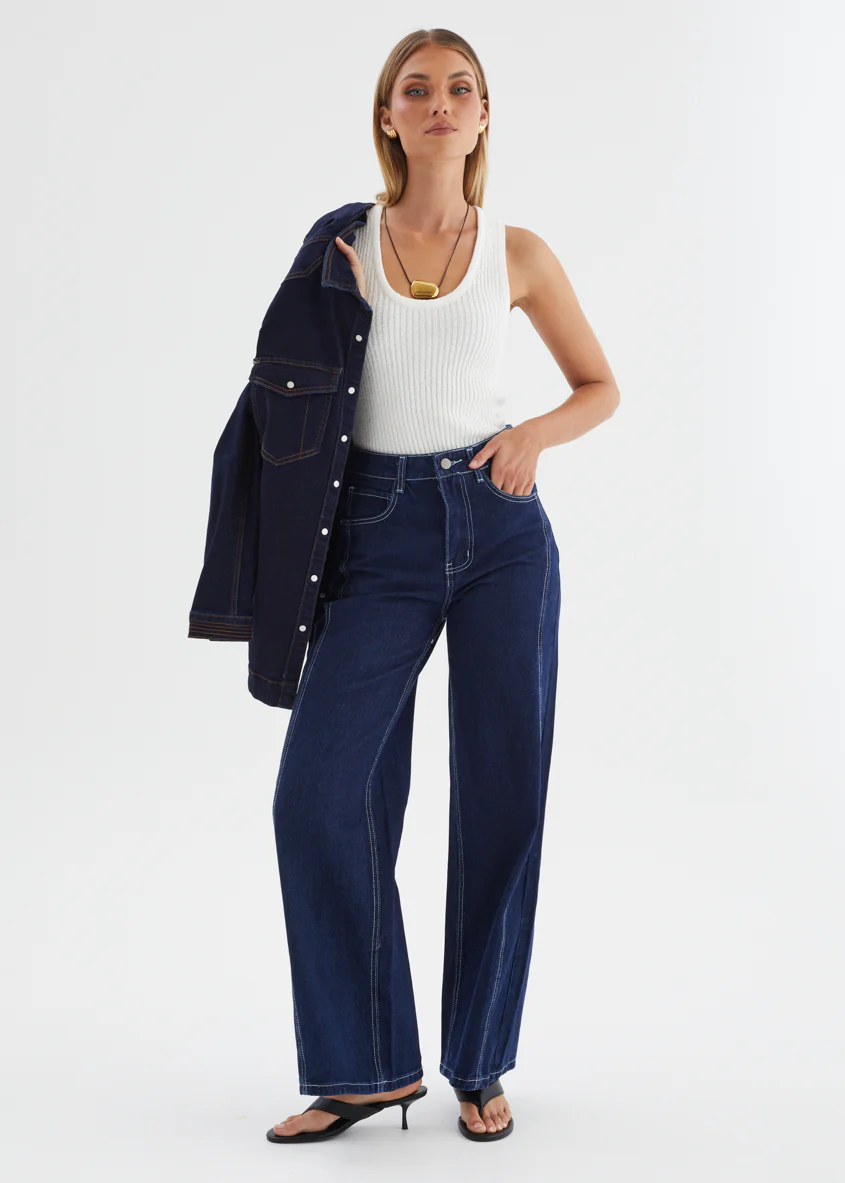Donroe Denim Jacket - Indigo - Image 4