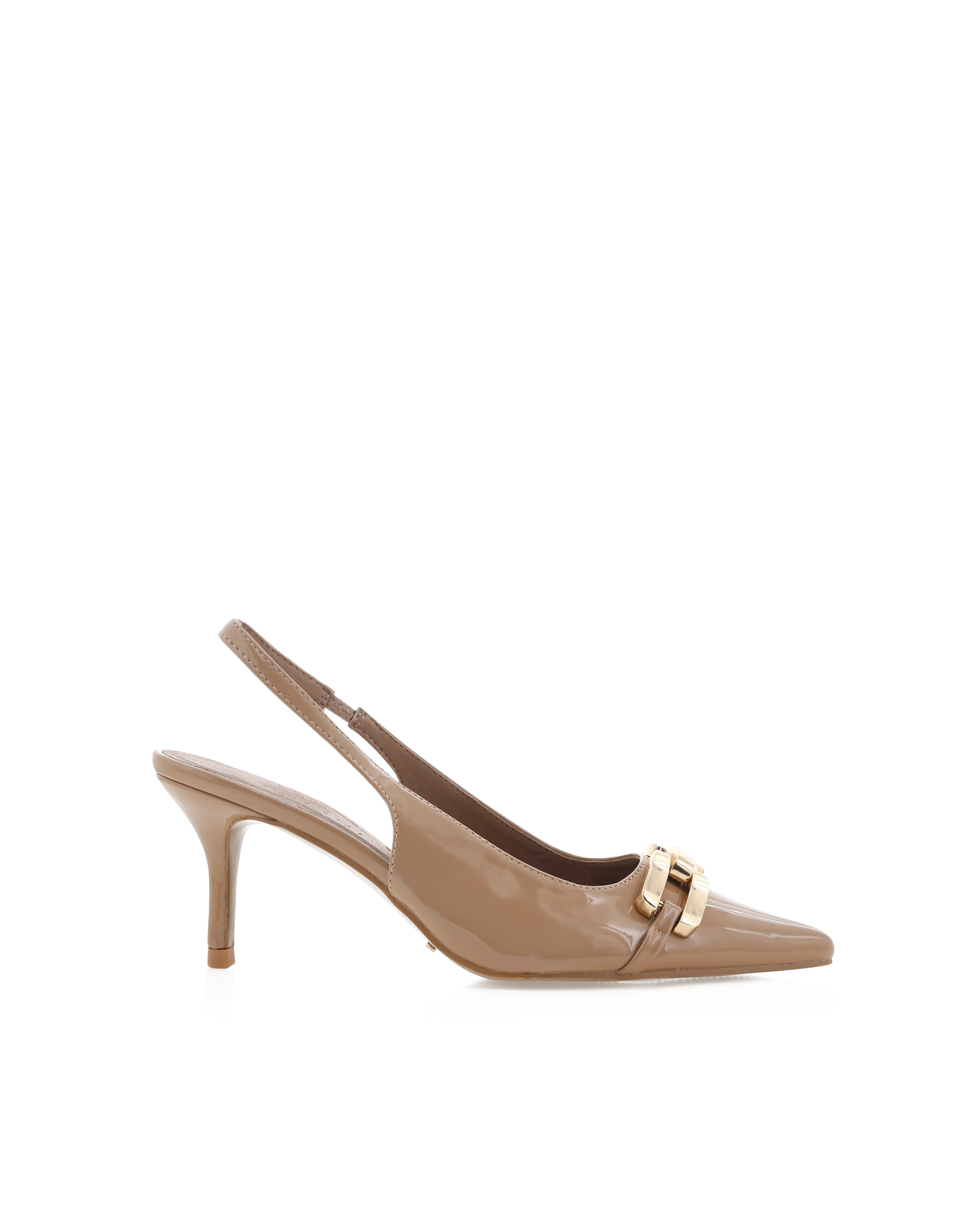 Dorothea Heels - Taupe Patent - Image 2