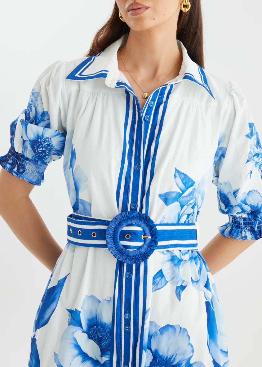 Dylan Maxi Dress - Cobalt Dahlia - Image 14