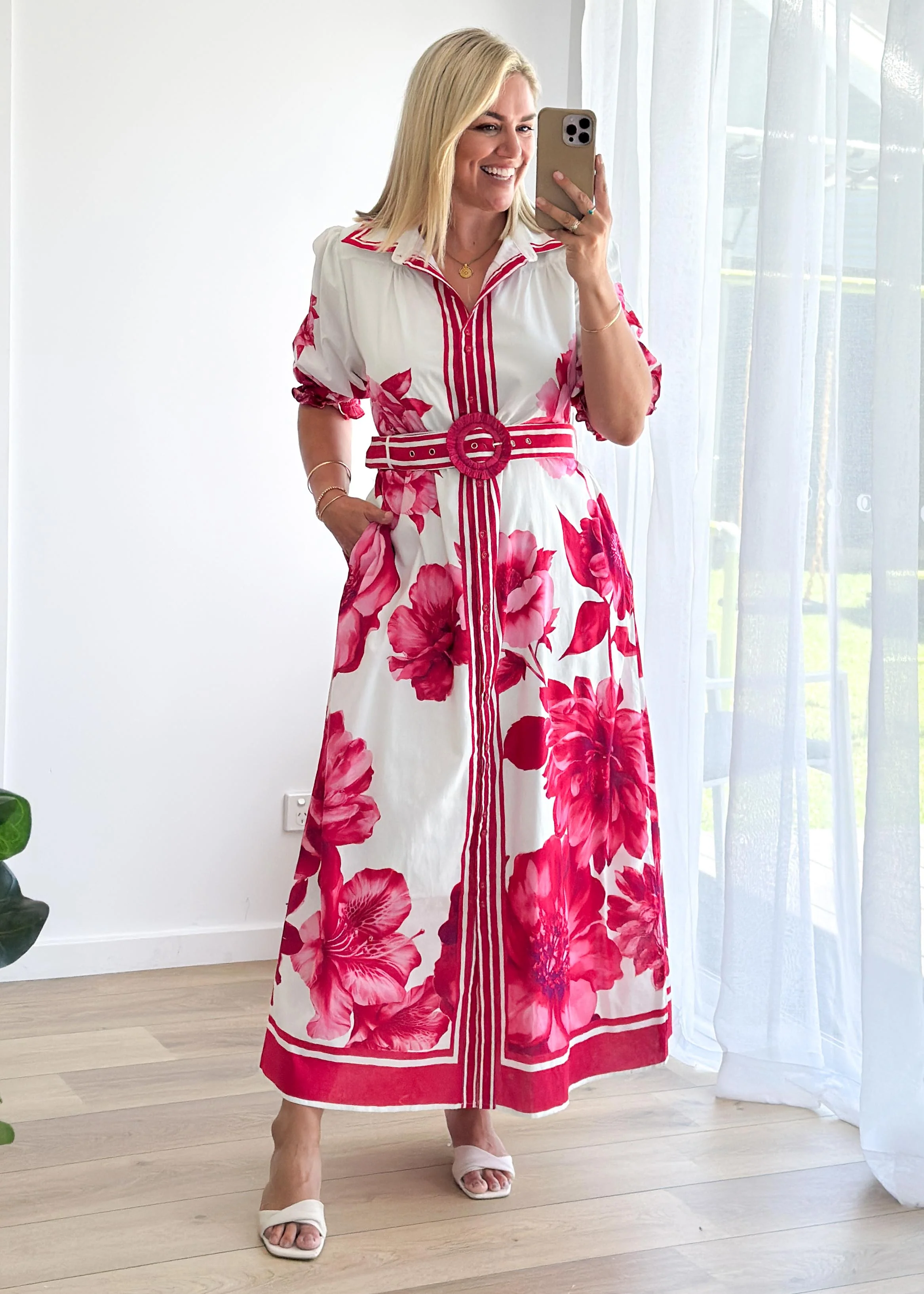 Dylan Maxi Dress - Ruby Dahlia - Image 2