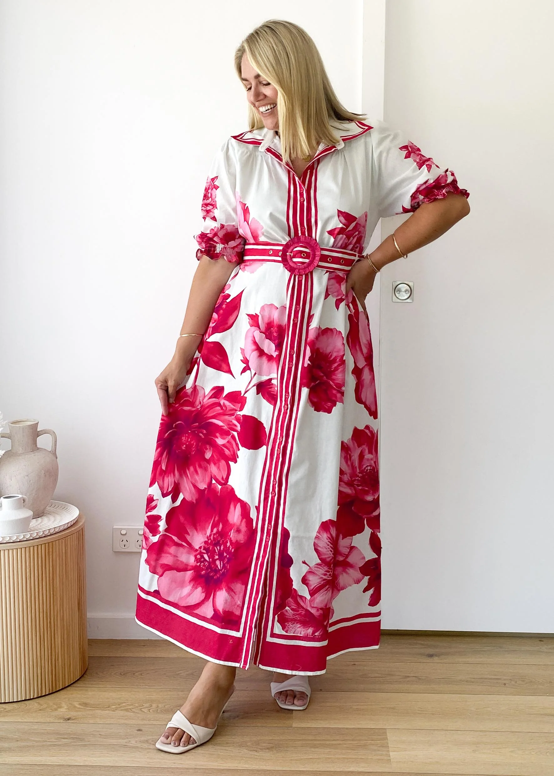 Dylan Maxi Dress - Ruby Dahlia - Image 4