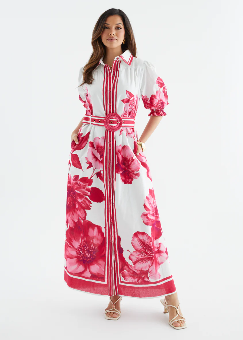 Dylan Maxi Dress - Ruby Dahlia - Image 5