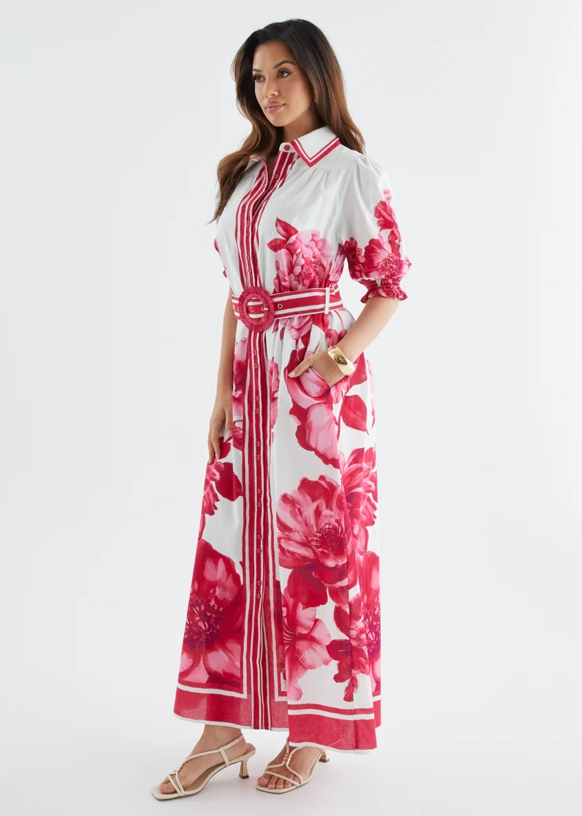 Dylan Maxi Dress - Ruby Dahlia - Image 6