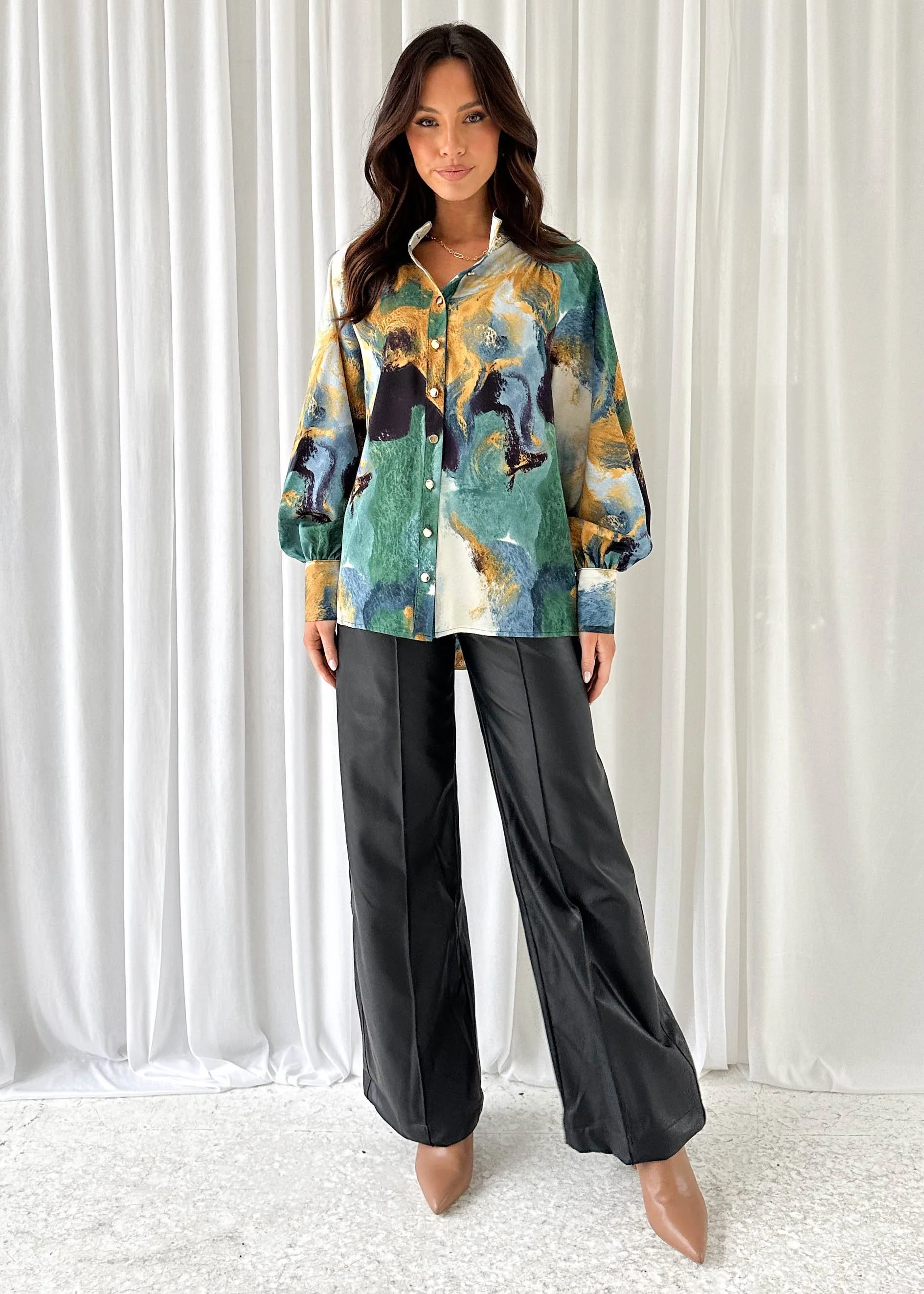 Elle Shirt - Ocean Marble - Image 3