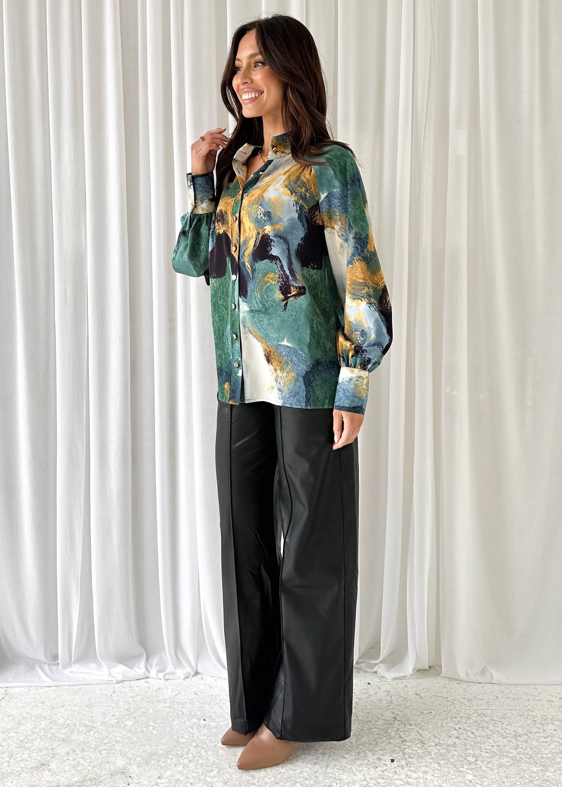 Elle Shirt - Ocean Marble - Image 4