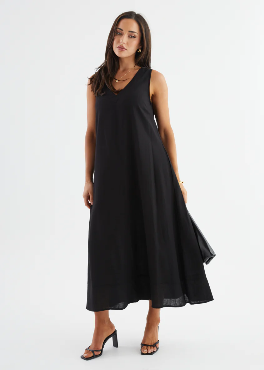 Ellie Maxi Dress - Black - Image 5