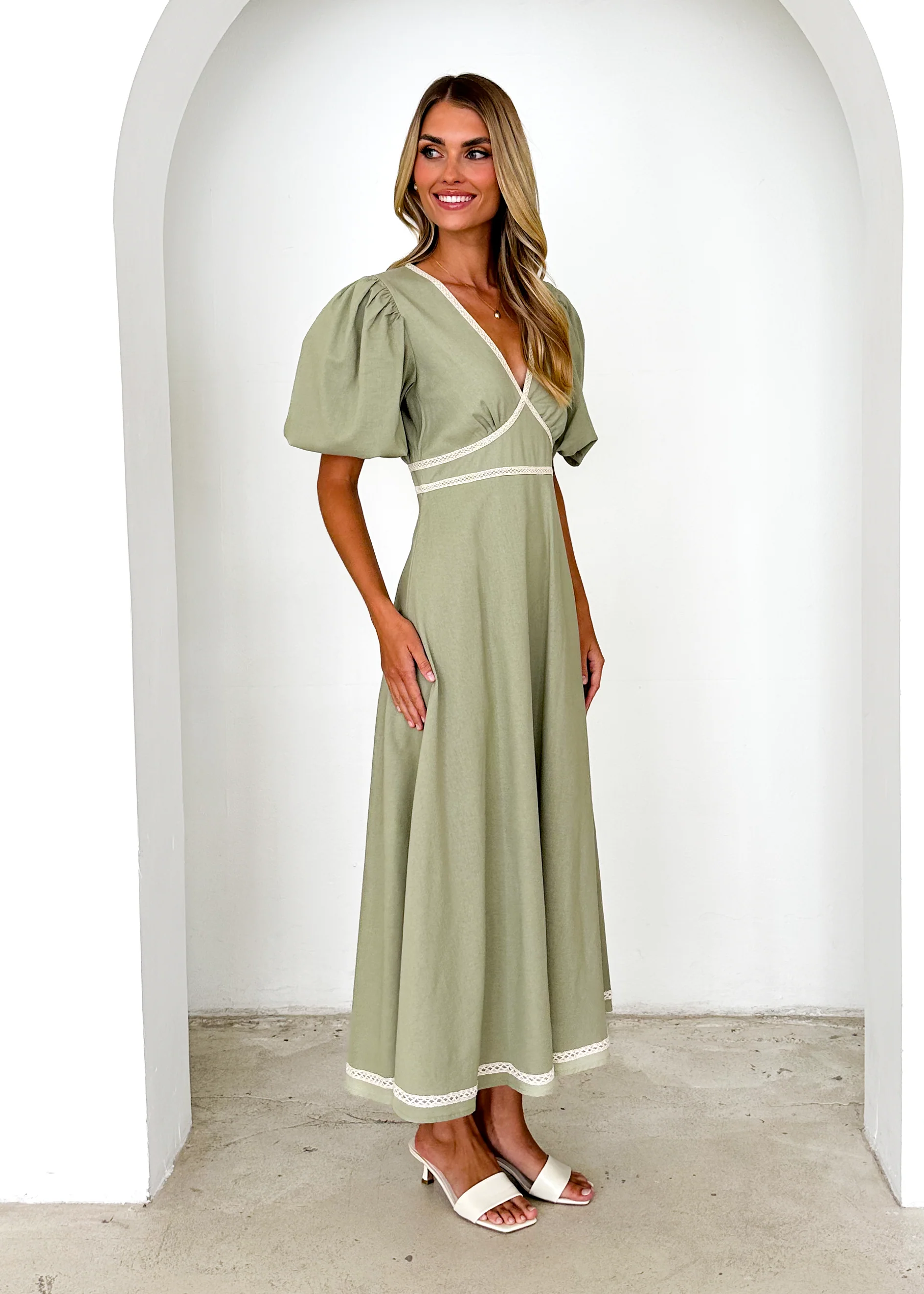 Ellodie Maxi Dress - Sage - Image 7