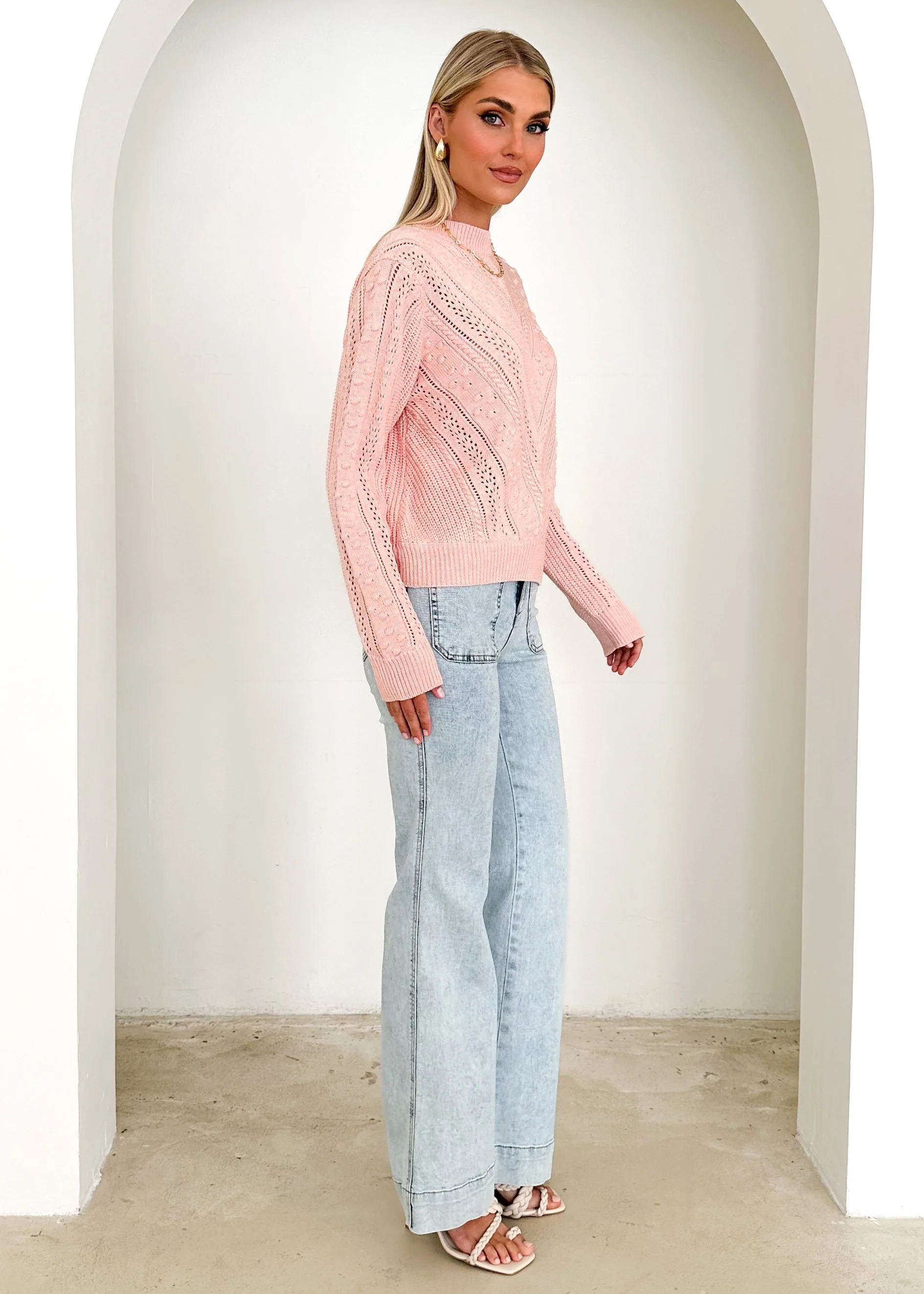 Elyse Sweater - Pink - Image 9