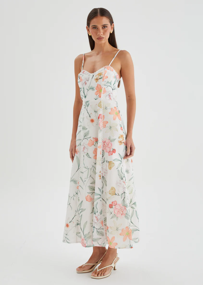 Embreigh Maxi Dress - Apricot Botanica - Image 7