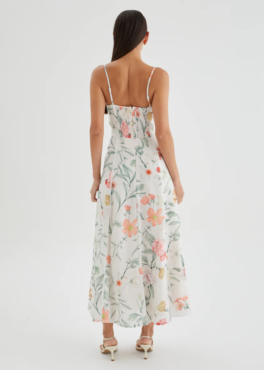 Embreigh Maxi Dress - Apricot Botanica - Image 8