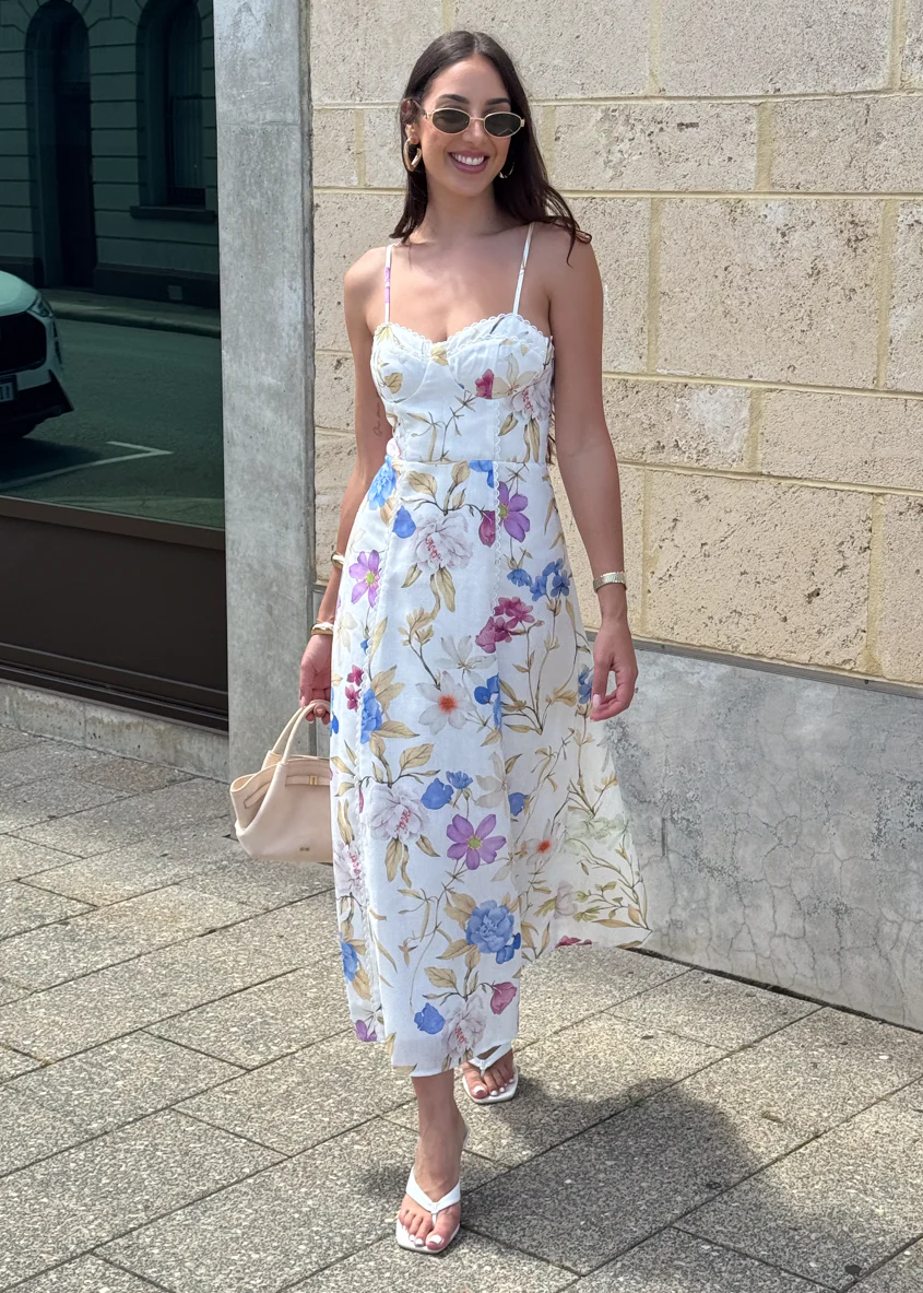 Embreigh Maxi Dress - Blue Botanica - Image 2
