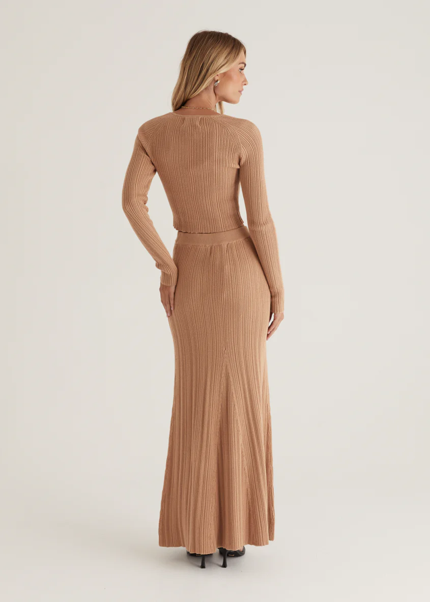 Enota Knit Crop - Camel - Image 10