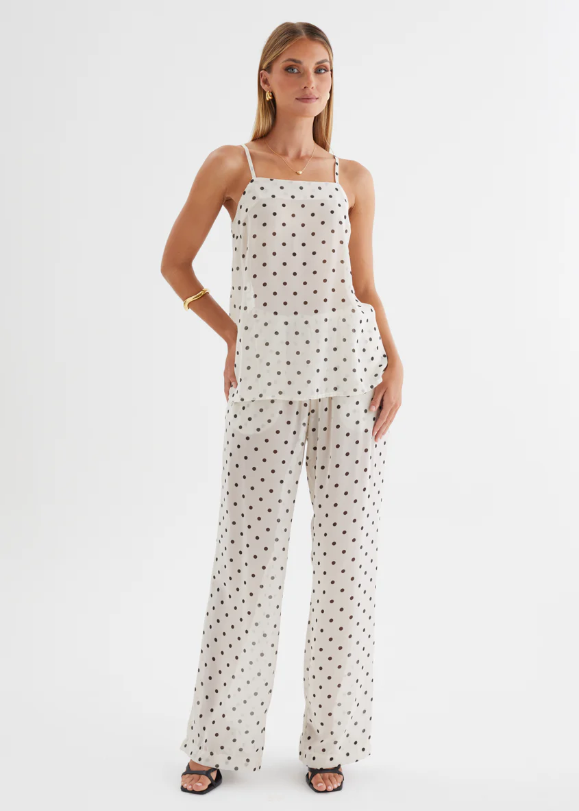 Felecia Cami - Beige Polka Dot - Image 3