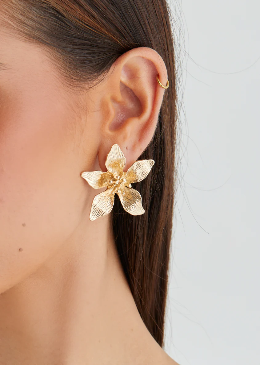 Floradora Earrings - Gold - Image 3