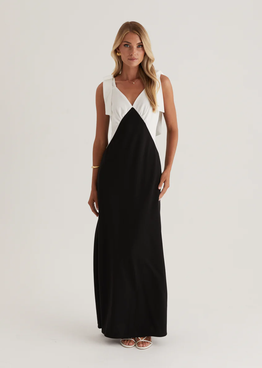 Formation Maxi Dress - Black Splice - Image 2