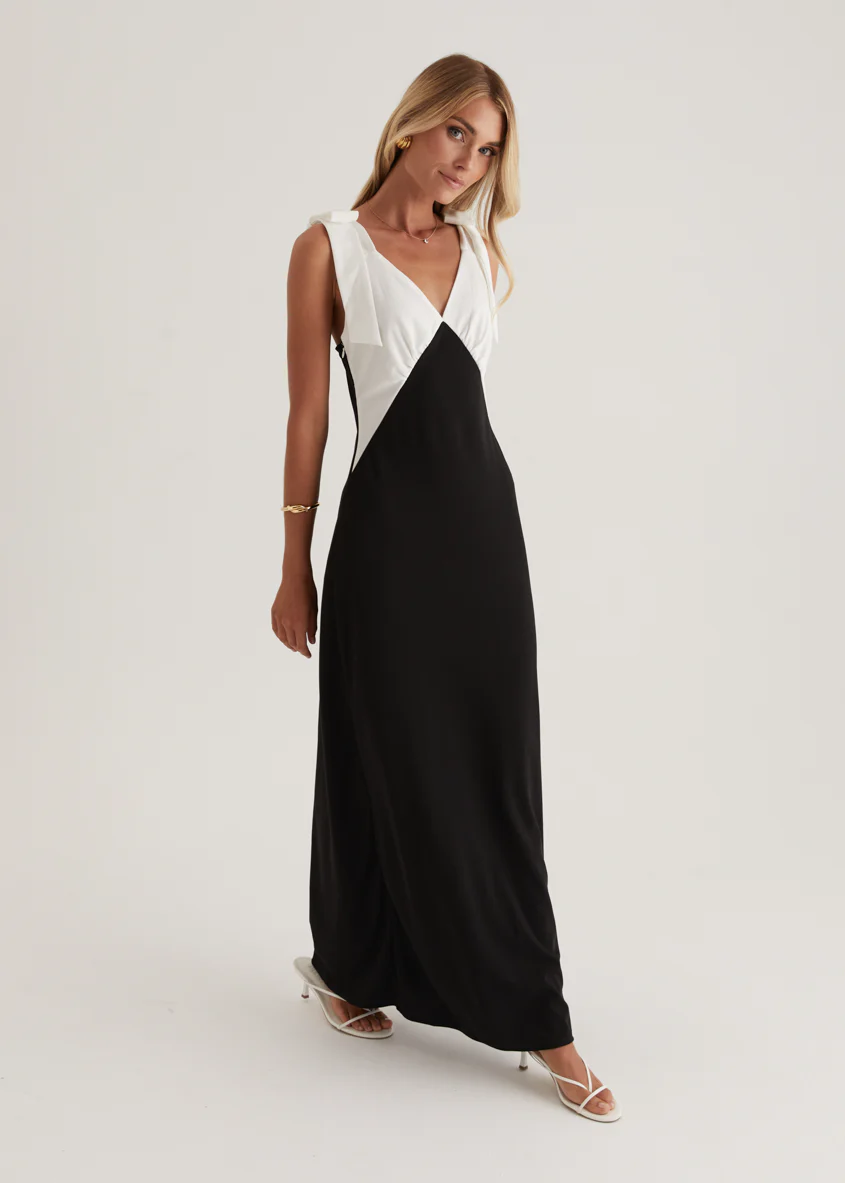 Formation Maxi Dress - Black Splice - Image 5