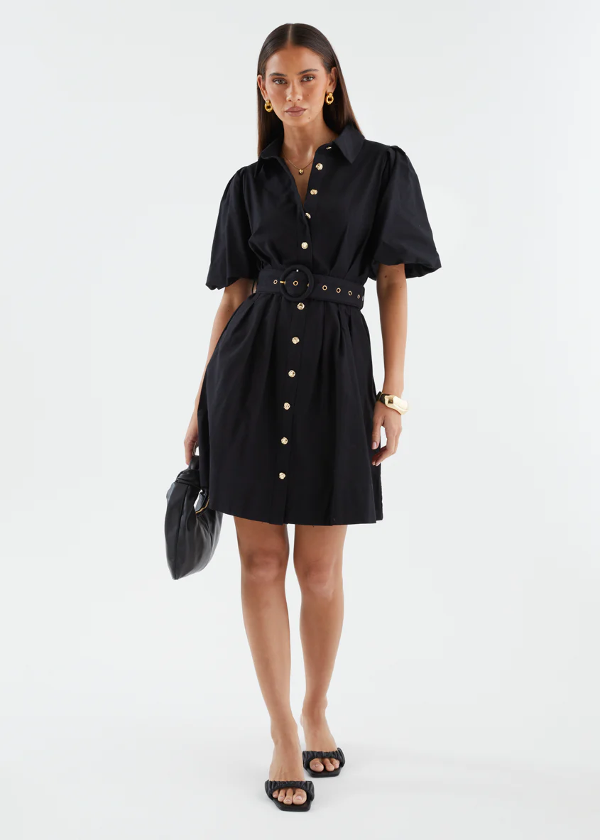 Gabriellah Dress - Black - Image 5