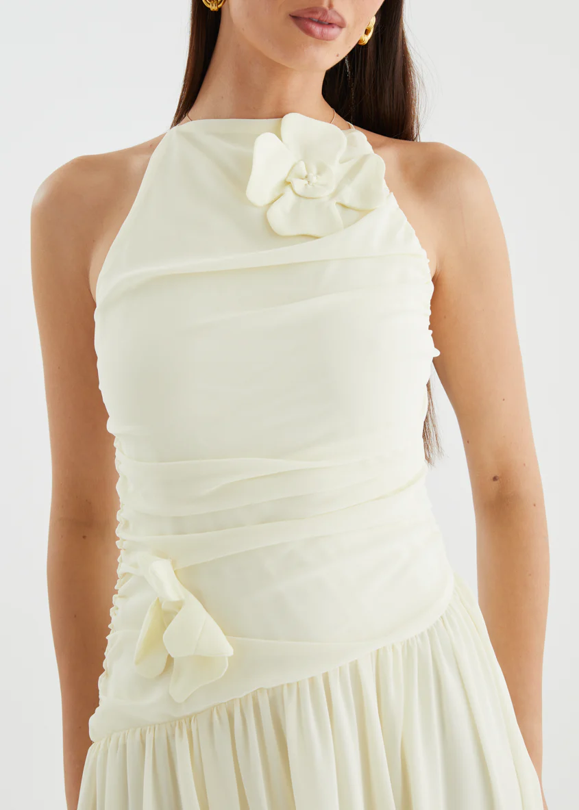 Gillian Maxi Dress - Butter - Image 10