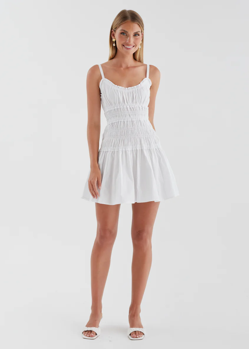 Gwyneira Dress - White - Image 5