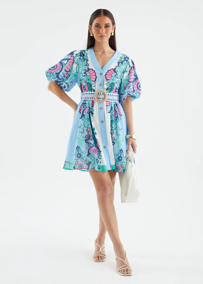 Harietta Dress - Baja Blue - Image 4
