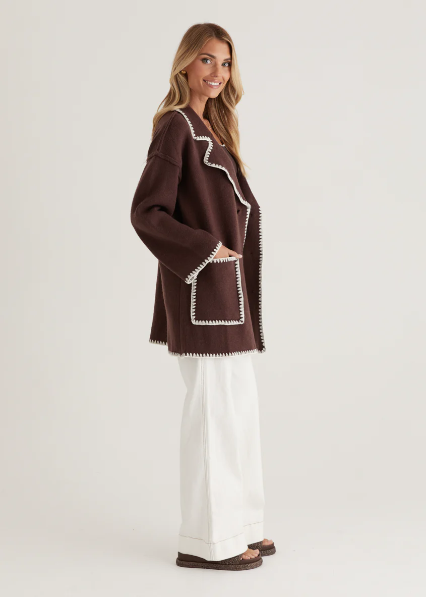 Harlo Cardigan - Espresso - Image 15