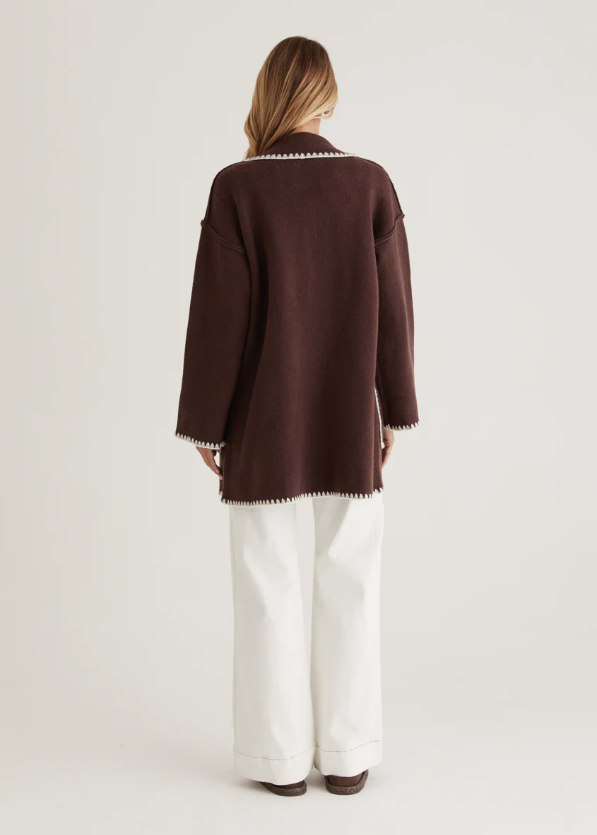 Harlo Cardigan - Espresso - Image 17
