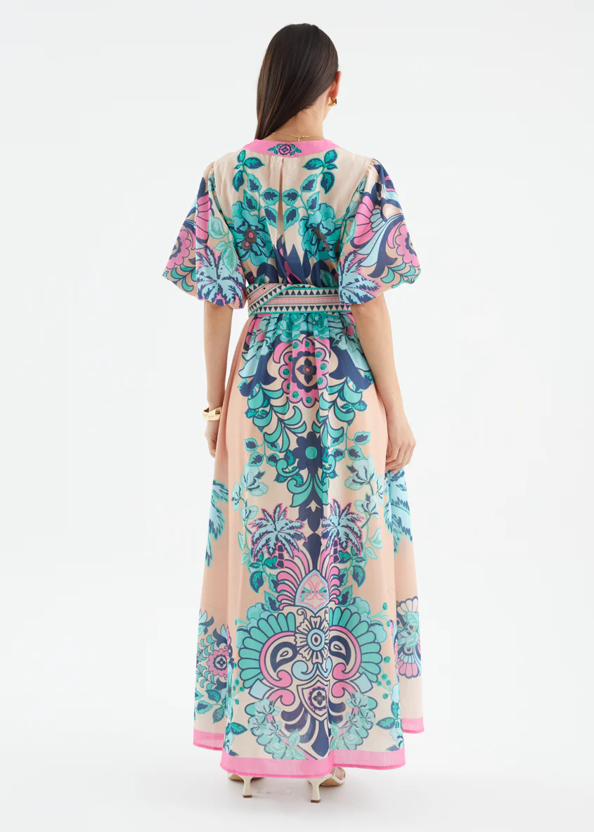 Harris Maxi Dress - Baja Pink - Image 14
