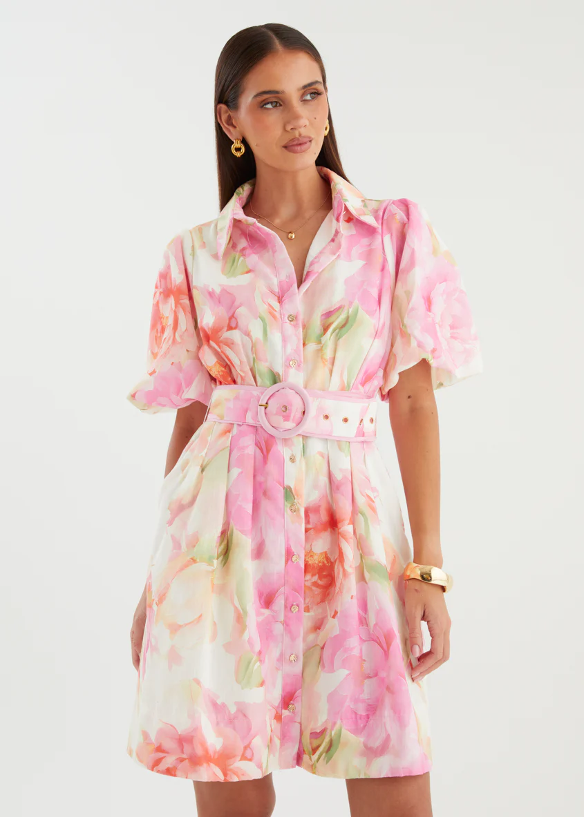 Hazelle Dress - Pink Gardenia - Image 3