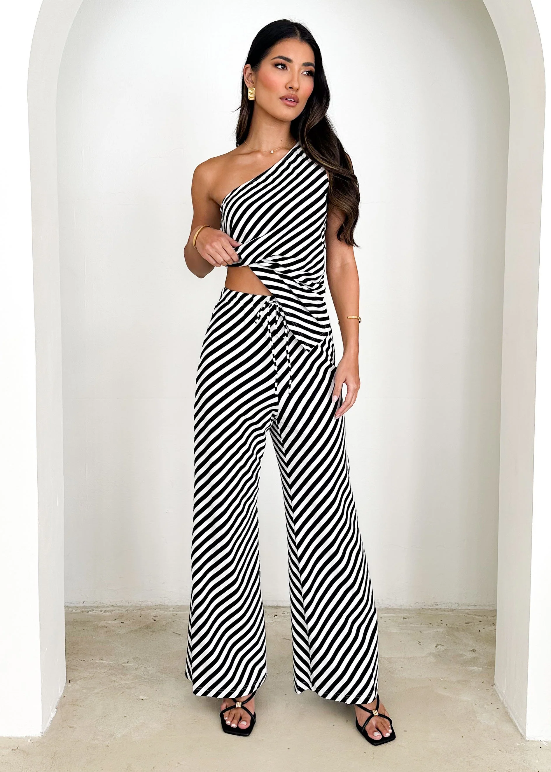 Heidi Pants - Black Stripe - Image 3