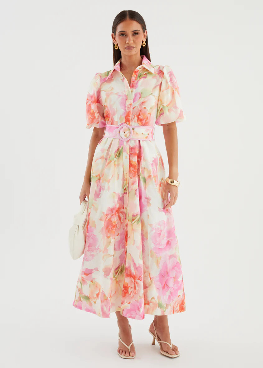 Hermione Maxi Dress - Pink Gardenia - Image 6