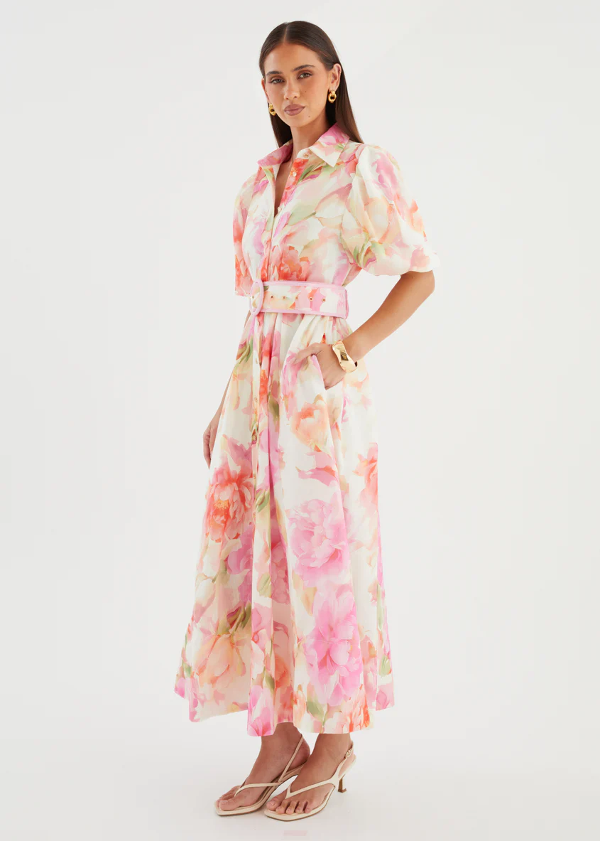 Hermione Maxi Dress - Pink Gardenia - Image 8