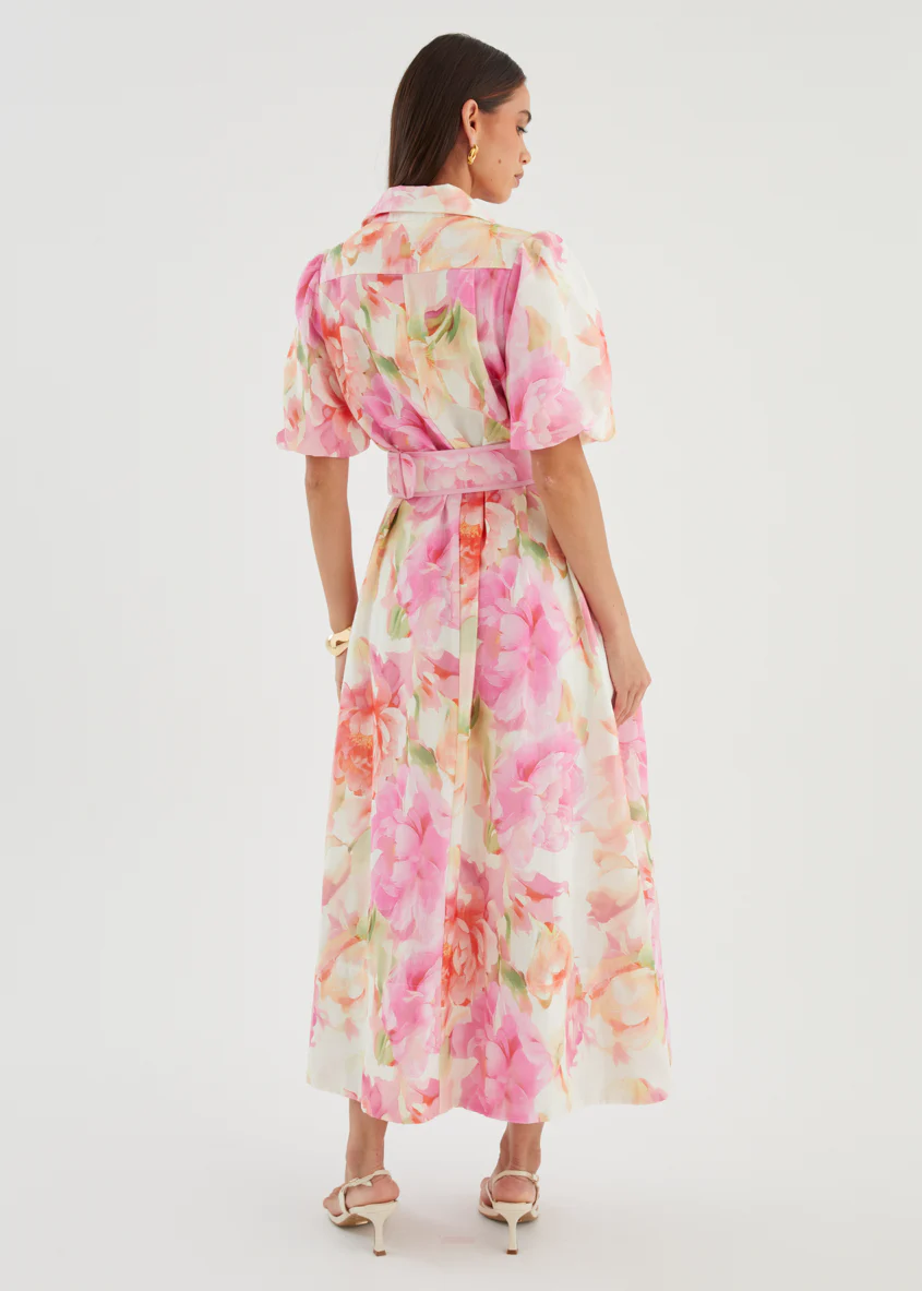 Hermione Maxi Dress - Pink Gardenia - Image 9