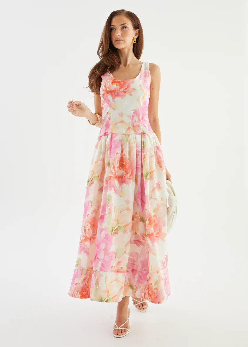 Hilarie Maxi Dress - Pink Gardenia - Image 12