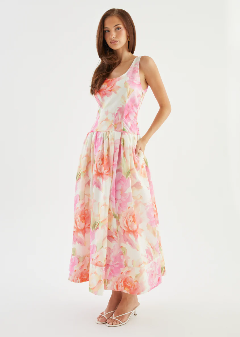 Hilarie Maxi Dress - Pink Gardenia - Image 14