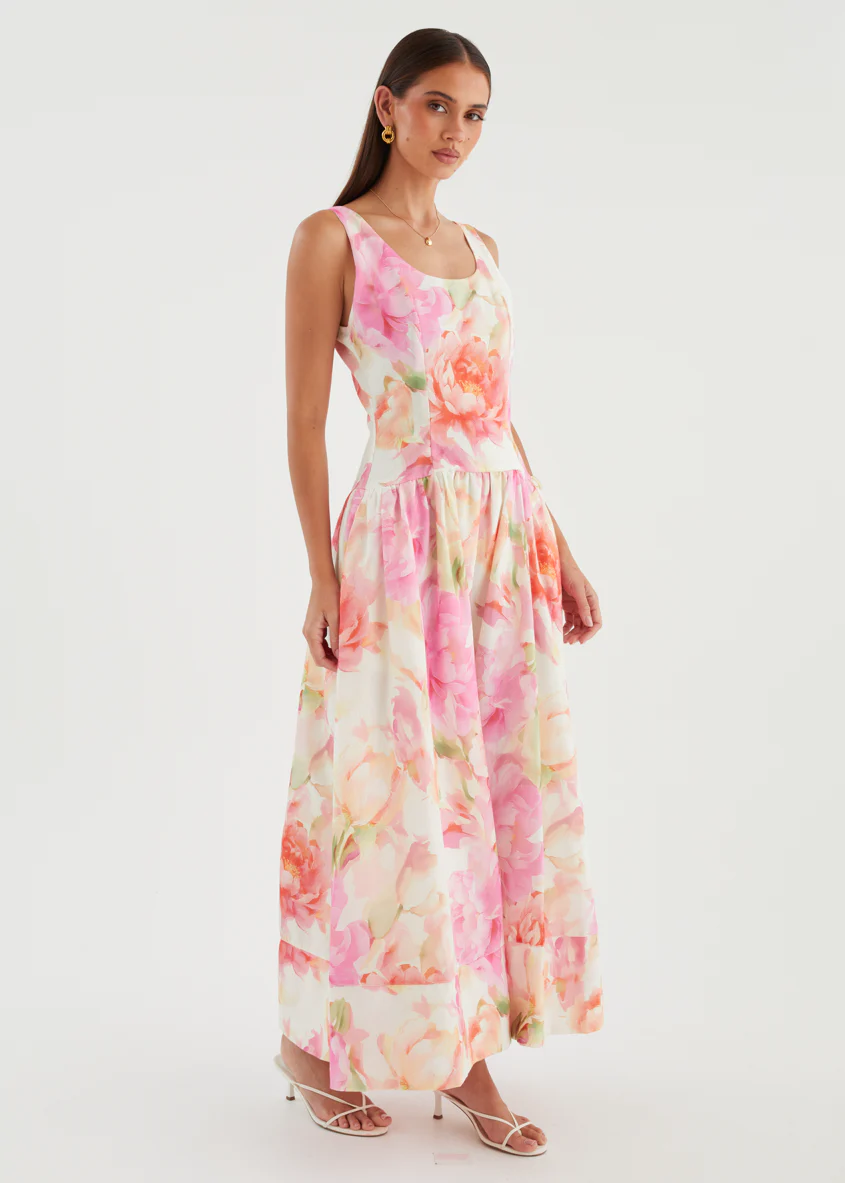 Hilarie Maxi Dress - Pink Gardenia - Image 7