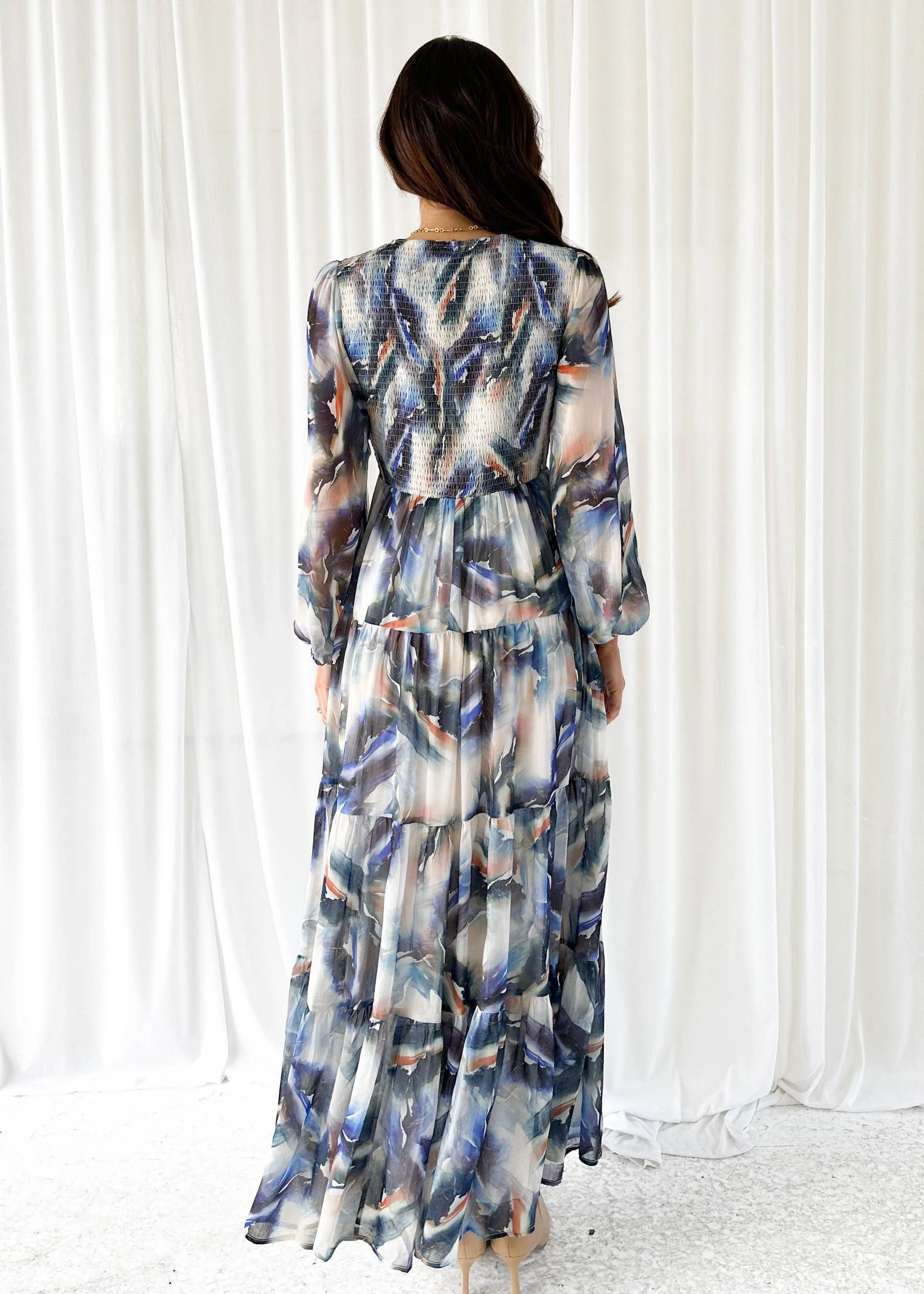 Hysteria Maxi Dress - Saphire Abstract - Image 9