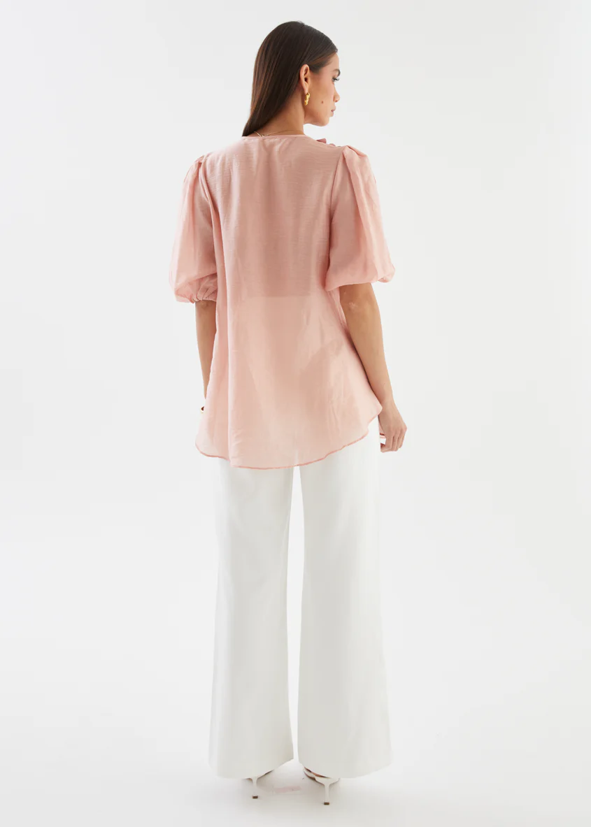 Imani Blouse - Blush - Image 7