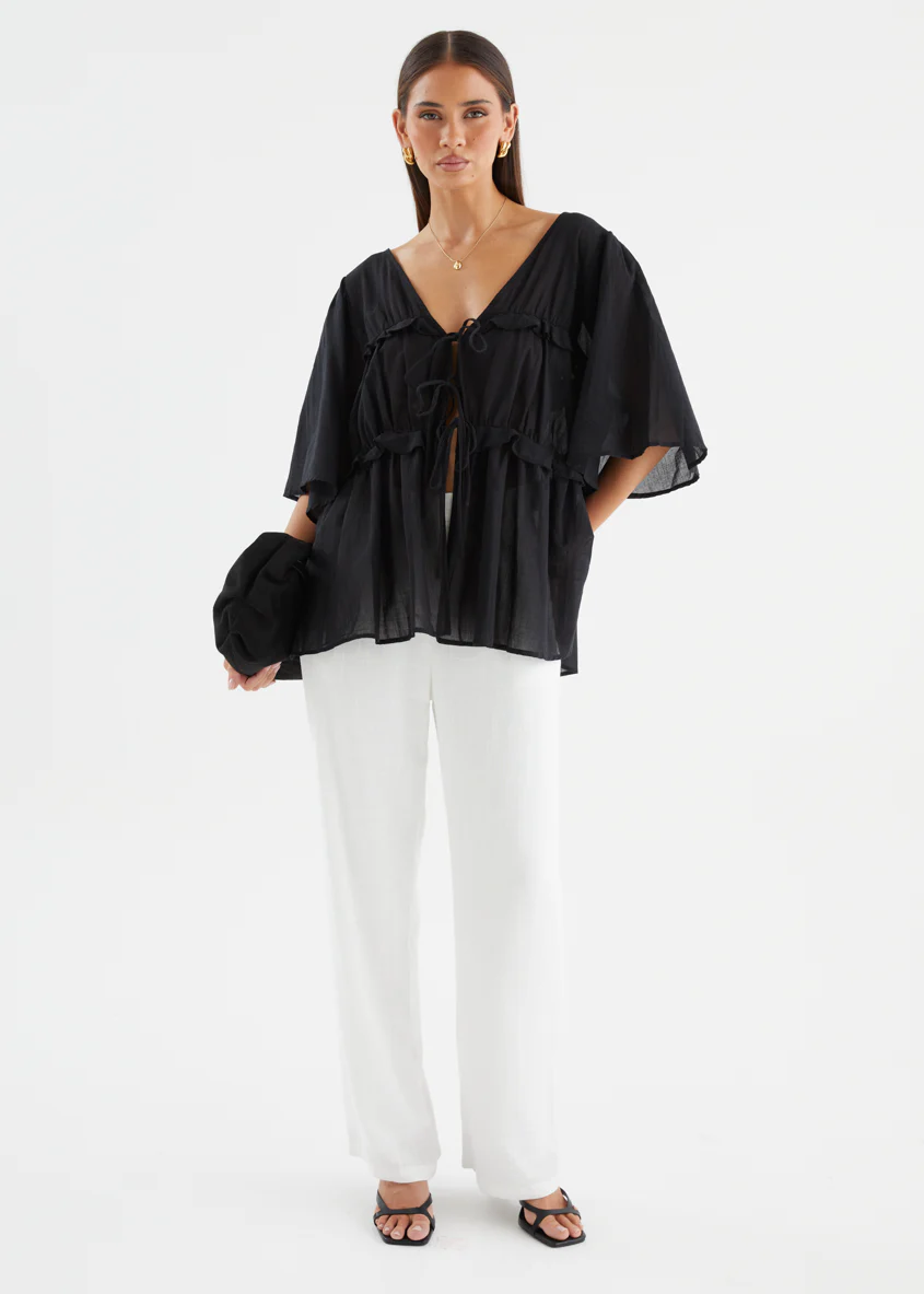 Imelda Blouse - Black - Image 3